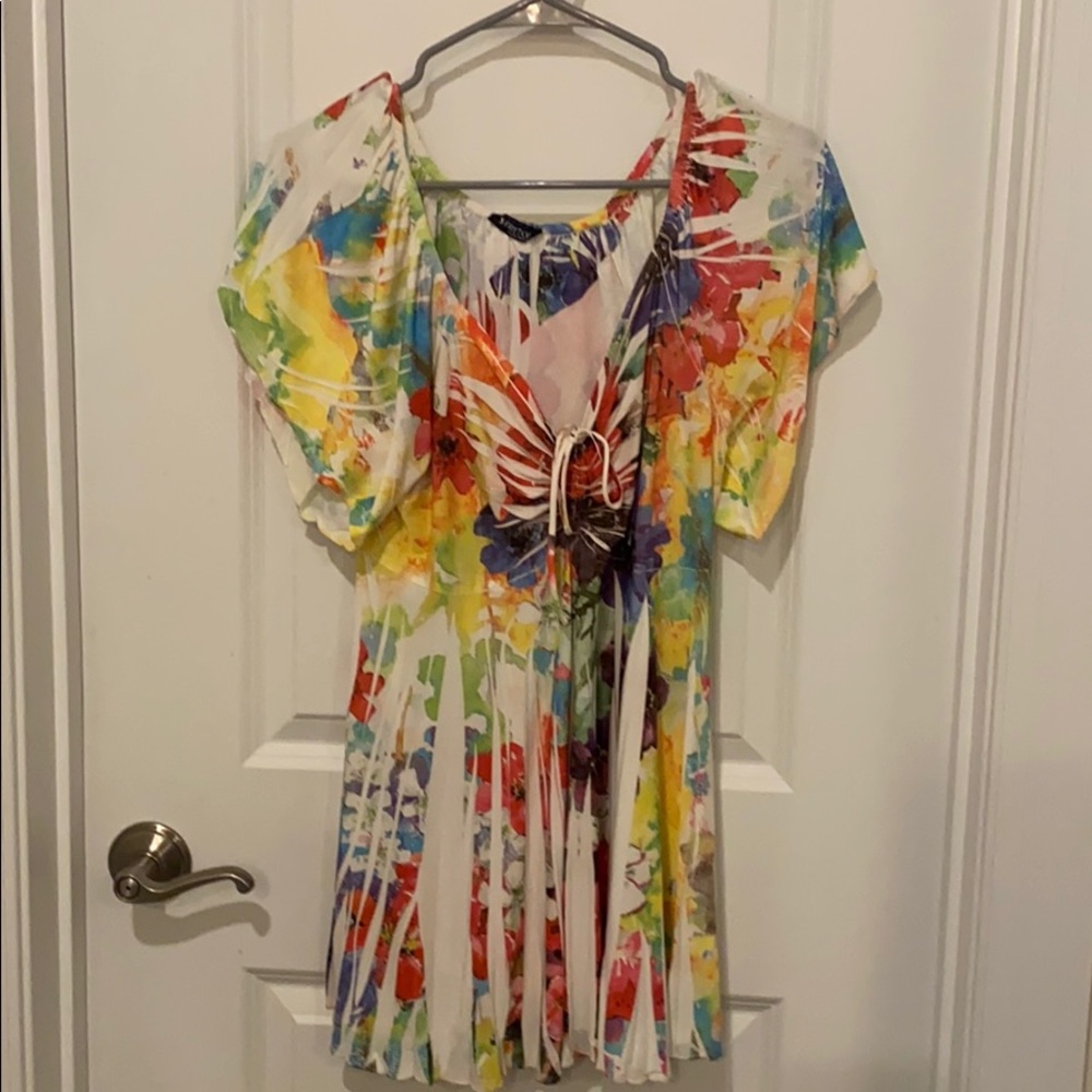 Stretch boho a-line top